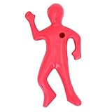 Aqur2020 Humorous Red Human Shape Pen Holder Fun Pencil Holder Office Decoration Relieve Stress with Exquisite Appearance for Desk Accessories Study Bedroom