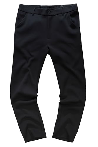Jp 1880 Pantaloni Da Ufficio Di Jersey Dalla Collezione Di Capi Coordinati New York Con Flexnamic, Fino Alla Tg. 8Xl, Pantaloni Uomo, Nero, 3XL - 3