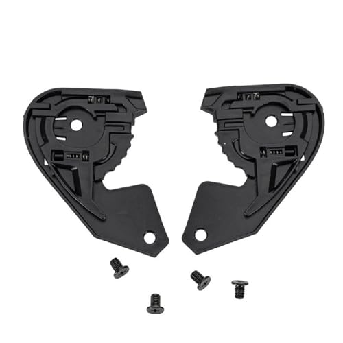 Viseras de casco JHM-802 con base de repuesto para parabrisas frontal de moto