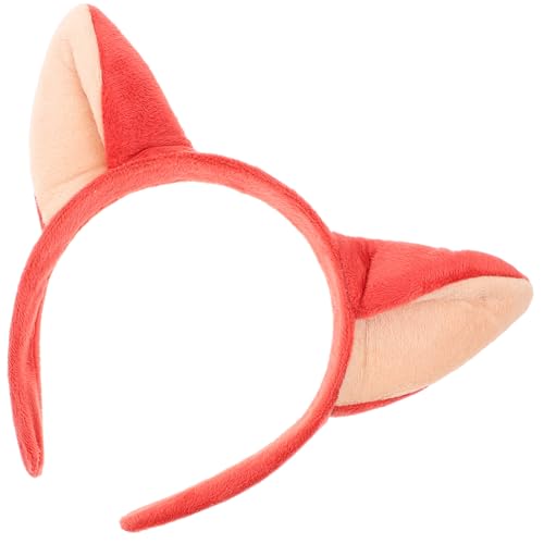 Serrage-tête oreilles de renard en éponge et abs pour le maquillage des filles