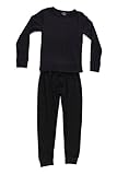 At The Buzzer Thermal Underwear Set for Boys 95362-Black-10/12