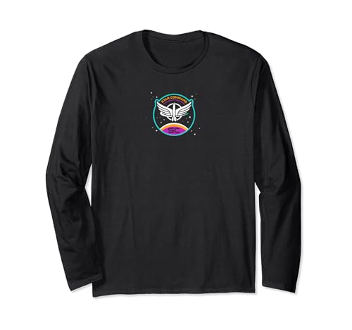 T-shirt manches longues Disney Pixar Lightyear avec badge imprimé pour fan de l'espace