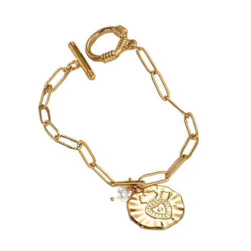 Bijoux Femmes Round bague chic et intemporelle pour style masculin féminin B479 02