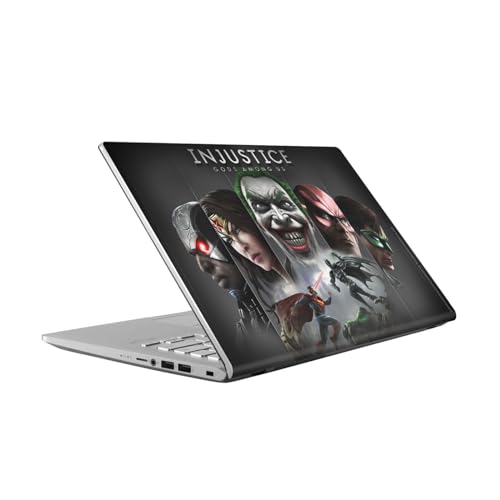 Peau Autocollante Vinyle Injustice Poster Art Clé pour Portable ASUS Vivobook 14