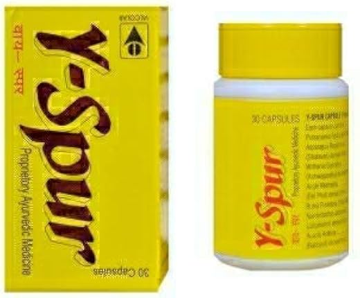 Aayush medical Y Spur Pure Natural Organic Ayurvedic Capsule for Men