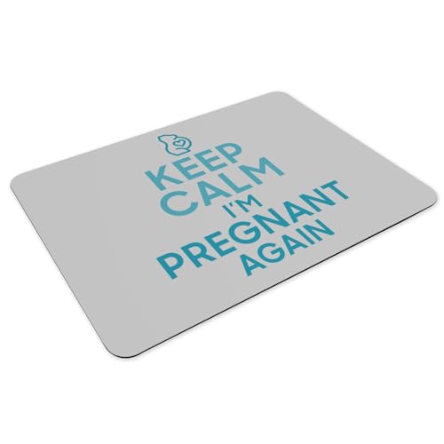 Lot de sets de table future maman en caoutchouc gris, cadeau de grossesse idéal
