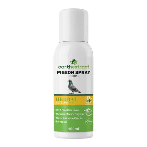 Image of Earth extract 100% Herbal Pigeon Repellent Spray For Home & Office | Natural, Irritant-Free, Chemical-Free| Bird Repellent Spray| Safe For Birds | Baby, Plant & Pet Safe | 100ml