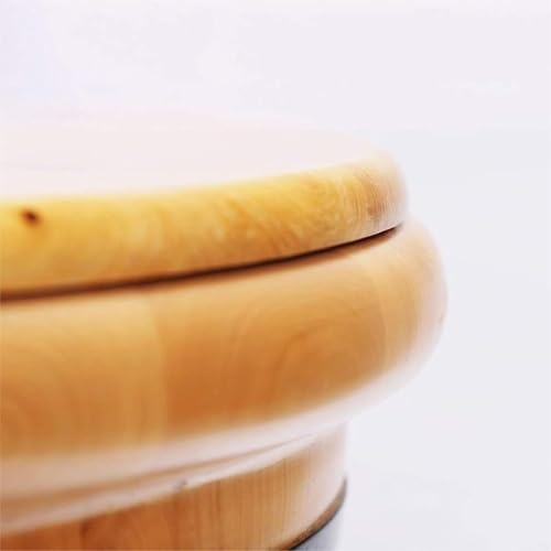 Balde para spa de pies de madera 33.5x28.5x20 cm miniatura 3