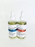 Bundle of Skin Assistant Ageless Serum Hyaluronic Acid Moisturize & Vitamin C Revitalize, 2 fl oz ea