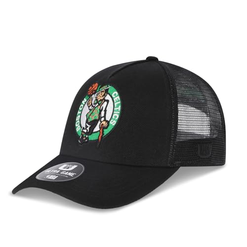 Ultra Game Men&rsquo;s NBA Official Snap Back All Around The World Trucker Baseball Cap Hat, Boston...
