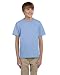 Hanes Youth Short Sleeve ComfortBlend T-Shirt, Light Blue, Large
