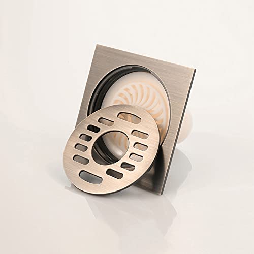 Drain de douche carré anti-odeur pour évacuation de sol - 7