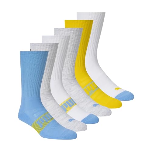 PUMA 6-Pack Soccer 2026 Crew Socks