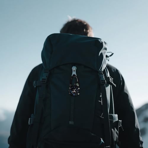 Image of JewelryWe Men Women Digital Clip Watch Mini Microlight Backpack Buckle Belt fob Watches for Rock Climbing Doctors Nurses Chefs for Mother's Day