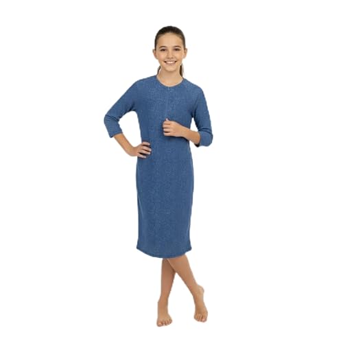 Image of Shira Modest Girls Swim Dress | 3 /4 Sleeve Swimdress, Full Coverage Bathing Suit | Tznius UPF 50+ Quick-Dry
