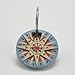 Nautical Ocean Beach Compass Shower Curtain Hooks Set of 12