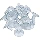 MINSHUXI 20 Stück Aquarium Saugnapf Clips Aquarium Saugnapf Halter Transparent Aquarium Saugnapf mit Schlauchhalterung für 5mm 6mm Airline Luftverkehrslinie Schlauchhalter