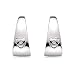 Produktbild Lily and Lotty Damen-Ohrstecker 925 Silber Diamant (0.001 ct) transparent Rundschliff - 0.01.0043