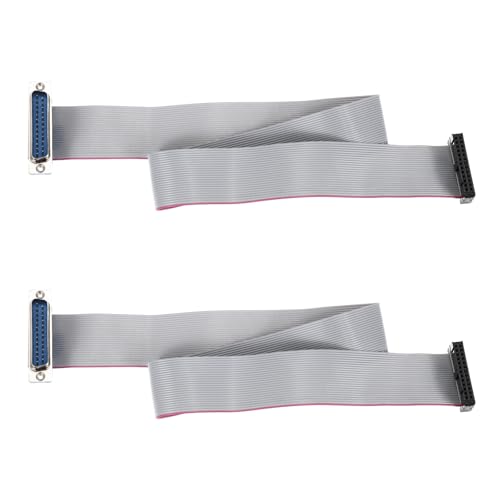 Câble plat IDC DB25 mâle vers FC-26 femelle uxcell de 50cm pour liaison informatique