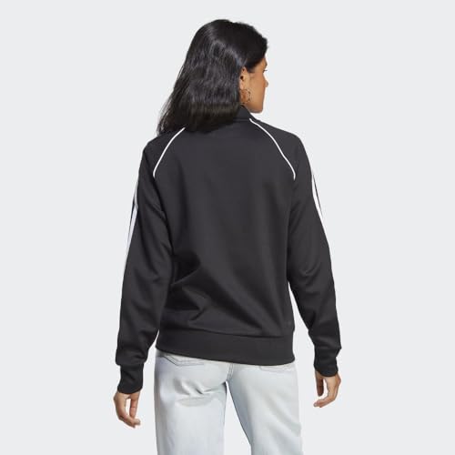adidas Blusa feminina Adicolor Classics Superstar Track Top, Preto, M