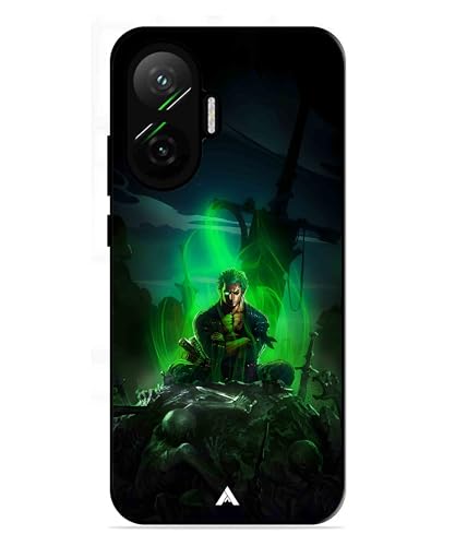 Image of Premium Anime 1 Case for Poco F7 (Glossy Finish) Soft-Touch Metal TPU Back Cover, Shockproof, Designer, Aesthetic Mobile Phone Case