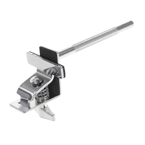 GOOHOCHY Music Instrument Part Extension Cowbell Clamp Fixed Clip for Bass Drum Drum Kit
