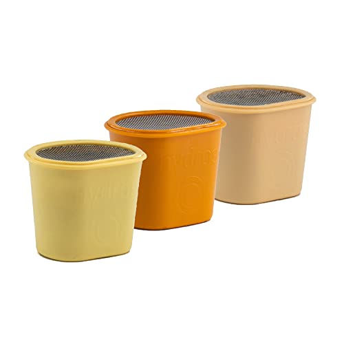 Hydros Water Filter 3 Pack - Easter Bundle - Eco Friendly Water Filters - Colorful Water Filters For Hydros Bottles, Pitchers & Slim Pitcher - Bpa Free - Yellow, Apricot, Beige #TOP29