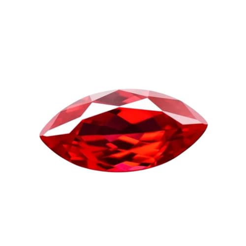 Ruby de laboratoire marquise VVS1 rouge sang de pigeon, cadeau créatif pour bague DIY