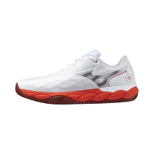 Mizuno WAVE ENFORCE COURT CC Chaussures de tennis Fiery Sun Dried Toma FemmeHommee Taille41 - vue 4