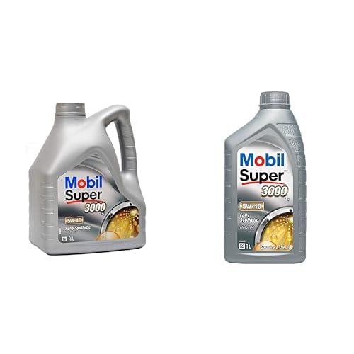 MOBİL 3000 SÜPER X1 5W40 4 L ve Motor Yağı 1 L