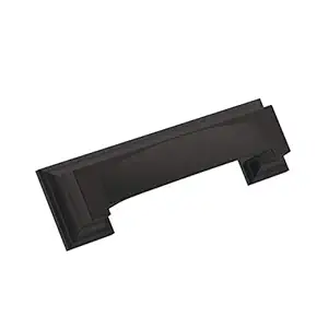 Amerock | Cabinet Cup Pull | Matte Black | 3 inch & 3-3/4 inch (76mm & 96 mm) Center-to-Center | Appoint | 1 Pack | Drawer Pull | Cabinet Handle | Cabinet Hardware
