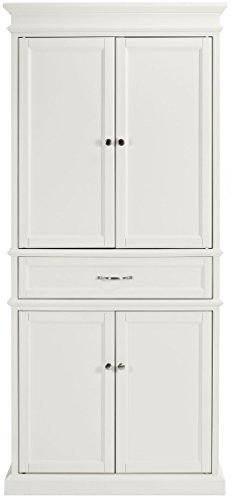 Crosley Furniture Parsons Pantry Cabinet, White #TOP4