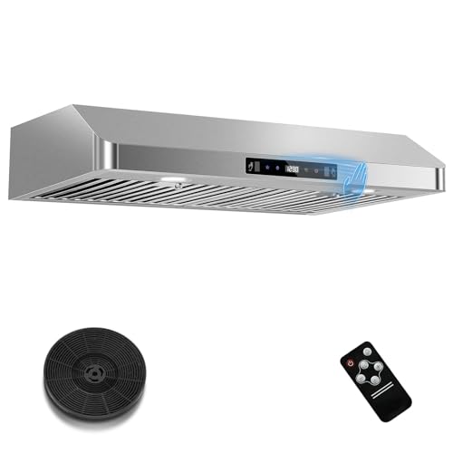 SNDOAS 30-Inch Stainless Steel Range Hood with Remote
