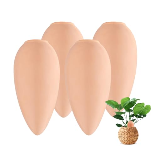 Ollas Terre Cuite à Planter, Oyas a Planter Terre Cuite, Arrosage Automatique et Ecologique pour Plante d'Intérieur et d'Extérieur, Système d'Irrigation Naturel, Mini Oyas Terracotta