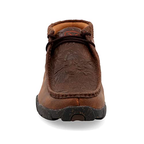 Image of Twisted X Men's Chukka Driving Moc, Moc Toe with CellSole, Chocolate & Chocolate, 8.5 M