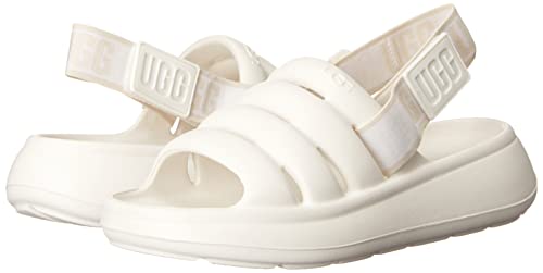 Ugg Women's Sport Yeah Sandal, Bright White, 9 #TOP6