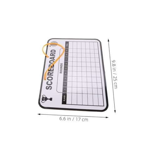 Tablero de puntuación de golf doble cara Healifty 2 pcs miniatura 7