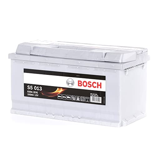 Bosch S5013 Batería de coche 100A/h 830A tecnología de plomo-ácido para vehículos sin sistema Start y Stop