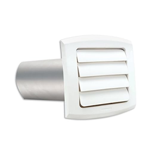Dundas Jafine 6 inch White Louvered Vent Hood BLH6WZW