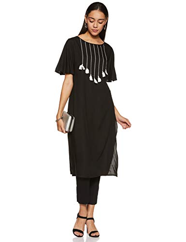 Image of Rare Roots Women's Rayon Regular Kurta