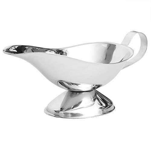 Home Basics Large Capacity Stainless Steel Gravy Boat, Silver (1) - Image 3