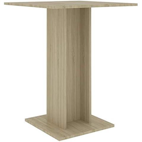 vidaXL Sonoma Oak Bistro Table for Dining Cover