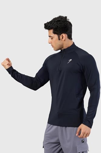 Image of Thrive Mens Slim Fit Pullover Sport and Gym Full Sleeve T-Shirt for Men