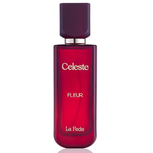 Celeste Fleur 100ml EDP La Fede by Khadlaj - Perfume for Women - Blackcurrant Violet and Cedar- Over Red Juicy Accords with Warm Woody Vanilla Scent