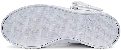 PUMA Women's CARINA 2.0 MID Sneaker, Puma White-Puma White-Puma Silver, 9.5 | Image 2