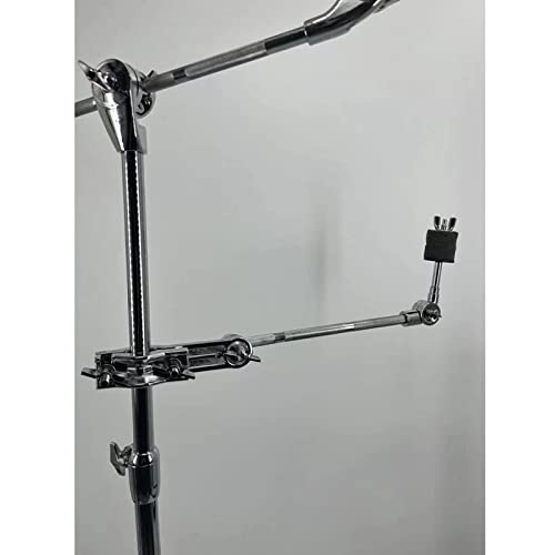 B Baosity Drum Extension Clamps Cymbal Brake Tilt Attachment Handbell Cowbell Clamp Holder Drum Set Clamp Practice Drum Pad Students Kids miniatura 4