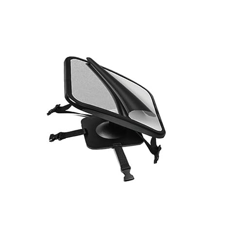 MOLUCKFU Rearview Mirror Rear Mirror 360° Adjustment Easy Installation Durable Plastic