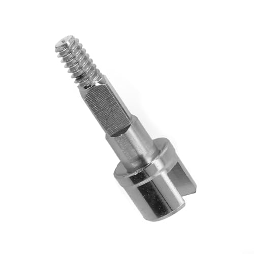 FABULETTA Stainless Steel Scuba Tank Valve Stem Replacement, 3/16 Inch-24 Thread Spindle for Diving Tanks, Standard Dive Tank Valve Repair Kit, Grey