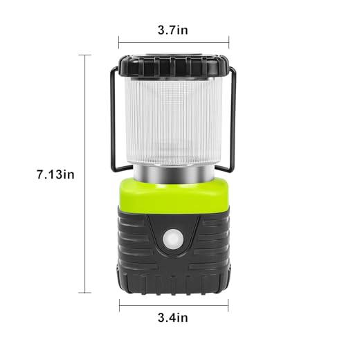 2Packs-LED-Camping-Lantern-Rechargeable-1000LM-4500mAh-Power-Bank-IP44-Waterproof-Lantern-Flashlight-for-Hurricane-Emergency-Hiking