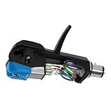 オーディオテクニカ AT-VM95C/H VM型 ステレオカートリッジ ヘッドシェル付 接合丸針 エントリーモデル レコード針 カートリッジ レコードプレーヤー